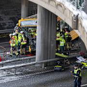 Ett stort räddningspådrag ryckte ut.