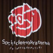 Socialdemokraternas logga. Arkivbild.