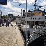 Illustrationsbild. Båtar vid Nybroplan i Stockholm.