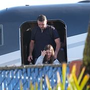 Bolsonaro anländer till Miami.