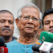 Nobelpristagaren Muhammad Yunus. Arkivbild. 