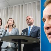 Alliansens partiledare. Stefan Löfven.