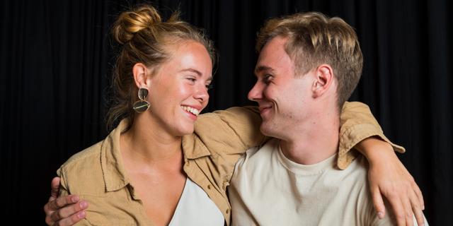 Skam-skådisarna Lise Teige och Tarjei Sandvik Moe. Junge, Heiko / TT NYHETSBYRÅN