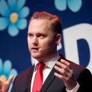 Henrik Vinge, SD:s nye vice partiordförande.