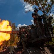 Ukrainska soldater i juni 2024. 