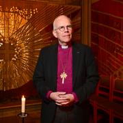 Svenska kyrkans ärkebiskop Martin Modéus i Uppsala domkyrka. 