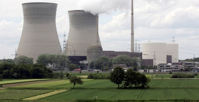 Tyskt kärnkraftverk. Christof Stache / AP