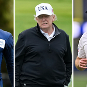 Footballstjärnorna DK Metcalf (vänster) och Sam Darnold (höger) är ungefär lika långa och tunga som Donald Trump. Åtminstone om man ska lita på Trumps senaste hälsokontroller.