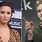 Demi Lovato och PewDiePie. 