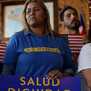 Protest mot texasdomarens kamp mot Obama.