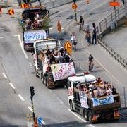 Studentflak började brinna i Borås. Bilden är en illustrationsbild och har ingenting med händelsen att göra