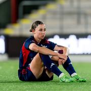 Anastasiya Pabiahaila deppar efter. 