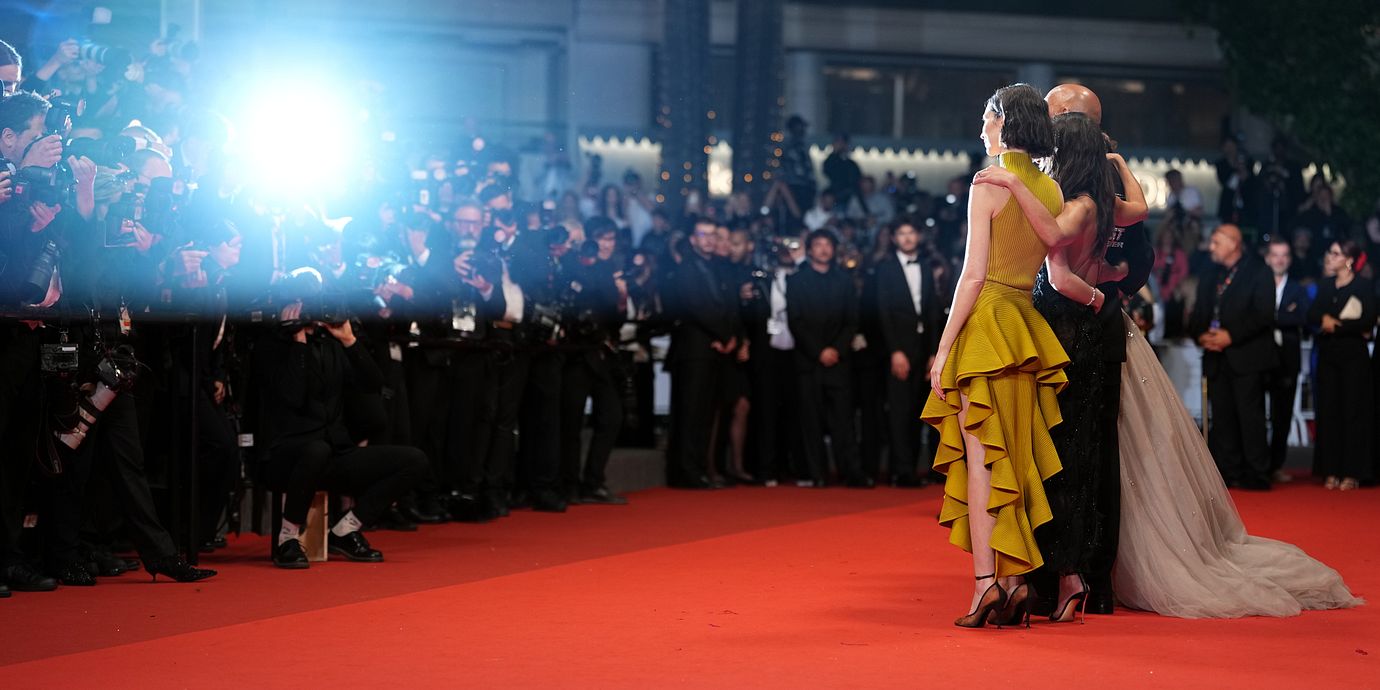 Meadow Walker. Jordana Brewster, Michelle Rodriguez och Vin Diesel på röda mattan i Cannes på torsdagen.