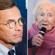 Ulf Kristersson (M), Hédi Fried och rapparen Stor.