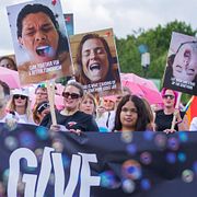 RFSU under Prideparaden i Stockholm den 3 augusti 2024.