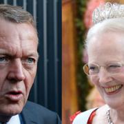 Lars Løkke Rasmussen, drottning Margrethe