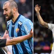 Yura Movsisyan skallar Daniel Sundgren/Zlatan Ibrahimovic.