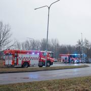 Bild från insatsen vid Risbergska skolan i Örebro.