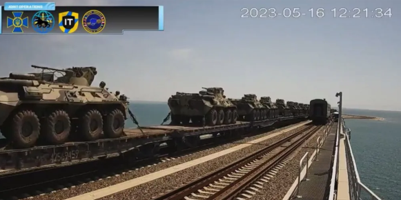 One Fist hackade övervakningskameror så att Ukraina kunde följa ryska transporter av militär utrustning.