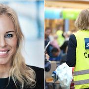 Till vänster, Gabriella Hallberg, jurist på Konsumenternas försäkringsbyrå