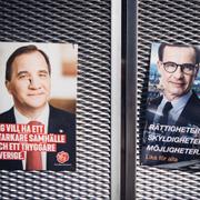 Stefan Löfven och Ulf Kristersson. Arkivbild.