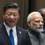 Xi Jinping och Narendra Modi.