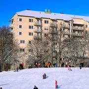 Lägenhetshus på Södermalm i Stockholm