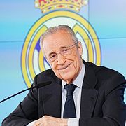 Real Madrids president Florentino Pérez.