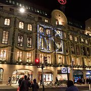 Julstämning på NK, Hamngatan i Stockholm. Illustrationsbild.