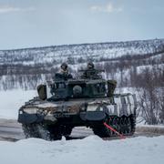 Finsk stridsvagn. 