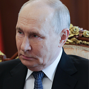 Rysk attack i Kyiv/Vladimir Putin.