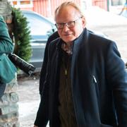 Försvarsminister Peter Hultqvist (S) när han anlände till Folk och Försvars rikskonferens i går.