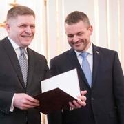 Robert Fico och Peter Pellegrini.