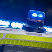Polisen under en utryckning i ett annat ärende. Arkivbild.