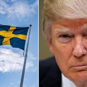 Donald Trump till höger 