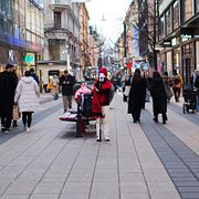 Drottninggatan i centrala Stockholm.