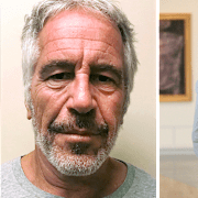 Epstein, hans förre paffärspartner Leslie Wexner, med frun Abigail Wexner