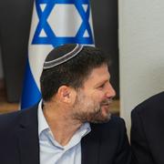 Bezalel Smotrich och premiärminister Benjamin Netanyahu.