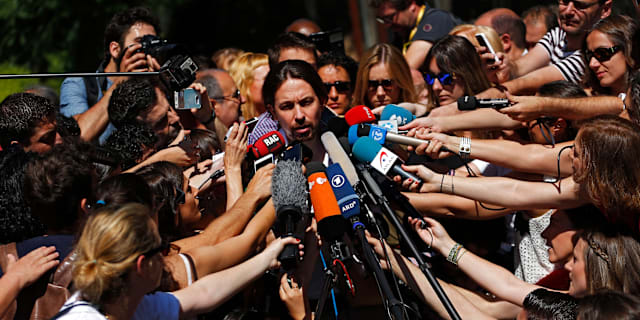 Podemosledaren Pablo Iglesias. Francisco Seco