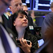 Investerare på Wall Street. Arkivbild.