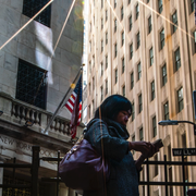 Bilder från Wall Street.