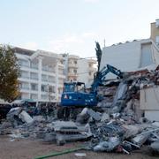 Hus i Durres, Albanien.