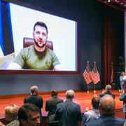 Zelenskyj under ett tidigare tal till USA:s kongress