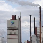 SCA:s fabrik i Sundsvall.