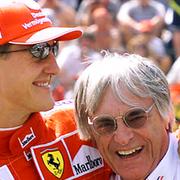 Schumacher och Ecclestone. Arkiv