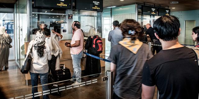 Passkontrollen på Arlanda flygplats Tomas Oneborg/SvD/TT / TT NYHETSBYRÅN