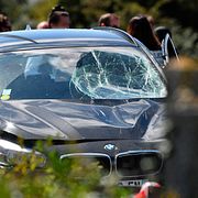 Den misstänkte mannen körde en BMW som stoppades på motorvägen.