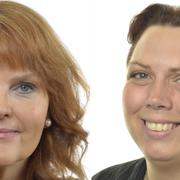 Nina Lundström och Christina Örnebjär. 