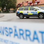 Polisavspärrning i Linköping på onsdagen