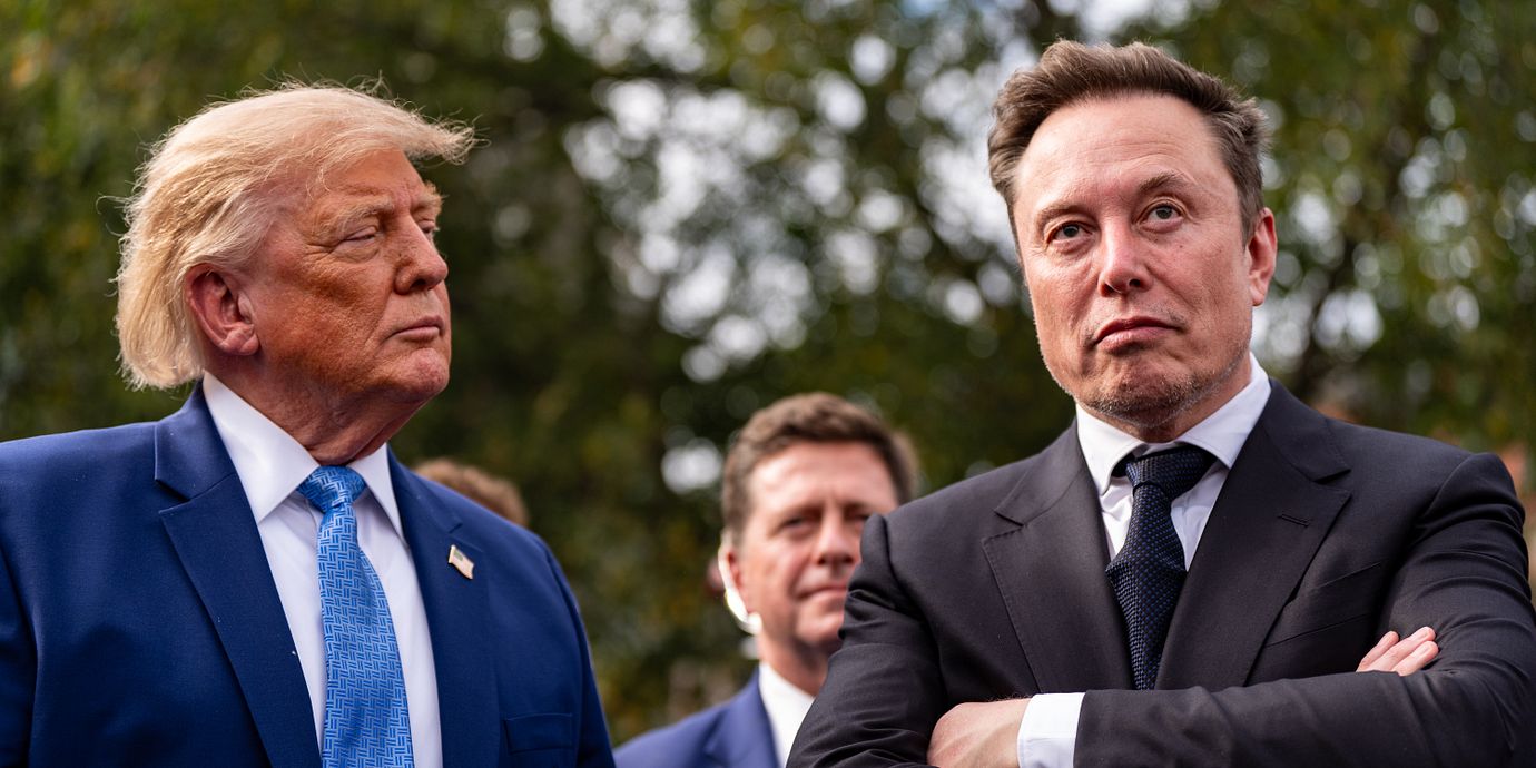 Donald Trump och Elon Musk.